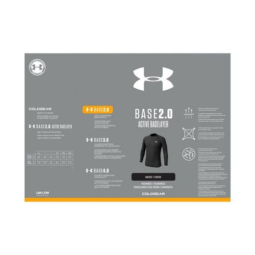 Men's Under Armour 2024 Base 2.0 Crew Long Sleeve Base Layer - Primary Image