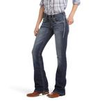 Women's Ariat Real Entwined Slim Fit Bootcut Long Jeans - Thumbnail 1 of 12