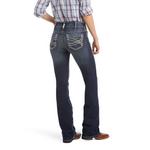 Women's Ariat Real Entwined Slim Fit Bootcut Long Jeans - Thumbnail 2 of 12