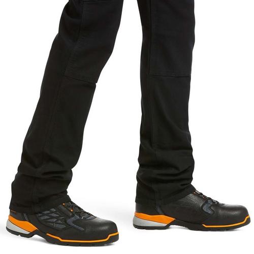 Men's Ariat Rebar M4 Low Rise DuraStretch Made Tough Double Front Stackable Straight Utility Work Pants - Primary Image