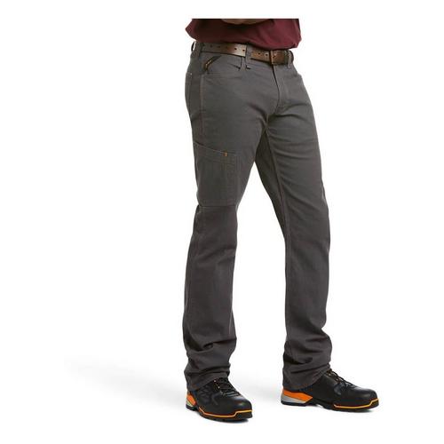 Men's Ariat Rebar M4 Low Rise DuraStretch Made Tough Stackable Utility Work Pants - Primary Image