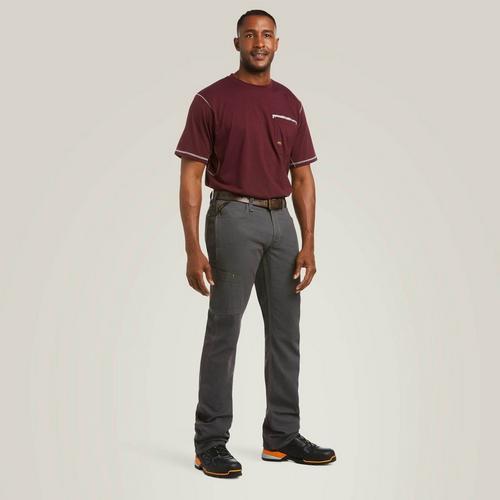 Men's Ariat Rebar M4 Low Rise DuraStretch Made Tough Stackable Utility Work Pants - Primary Image