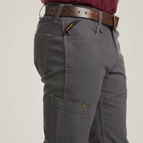 Men's Ariat Rebar M4 Low Rise DuraStretch Made Tough Stackable Utility Work Pants - Primary Image