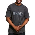 Men's Ariat Rebar Cotton Strong Block T-Shirt - Thumbnail 1 of 3