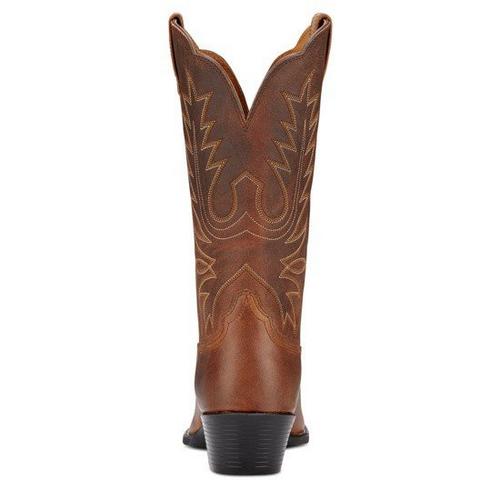 Women's Ariat Heritage R Toe Wide Calf Western Boots - Primary Image