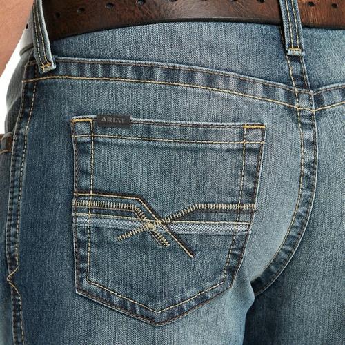 Men's Ariat M4 Stockton Stackable Relaxed Fit Straight Jeans - Primary Image