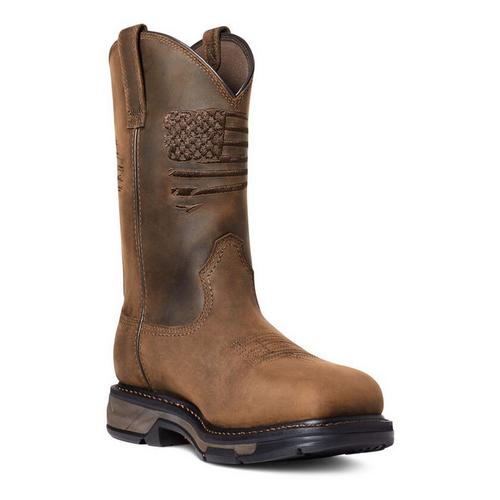 Men's Ariat WorkHog XT Patriot Carbon Toe Work Boots - Primary Image