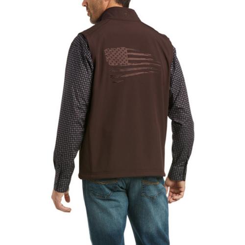 Men's Ariat Logo 2.0 Patriot Softshell Vest - Primary Image