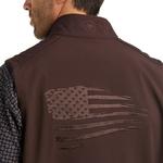 Men's Ariat Logo 2.0 Patriot Softshell Vest - Thumbnail 4 of 4