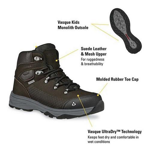 Big Boys' Vasque ST. Elias Ultradry Shoes Waterproof Hiking Boots - Primary Image
