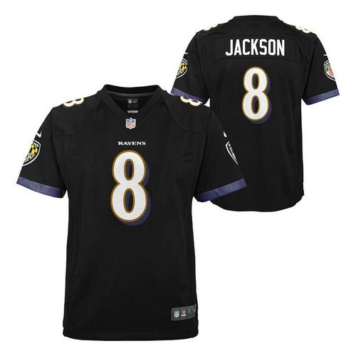 Nike Kids' Baltimore Ravens Lamar Jackson #8 Game Jersey - Primary Image