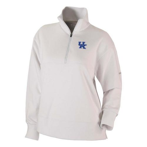 Columbia Women's Kentucky Wildcats Birchwood Hills Long Sleeve 1/4 Zip - Primary Image