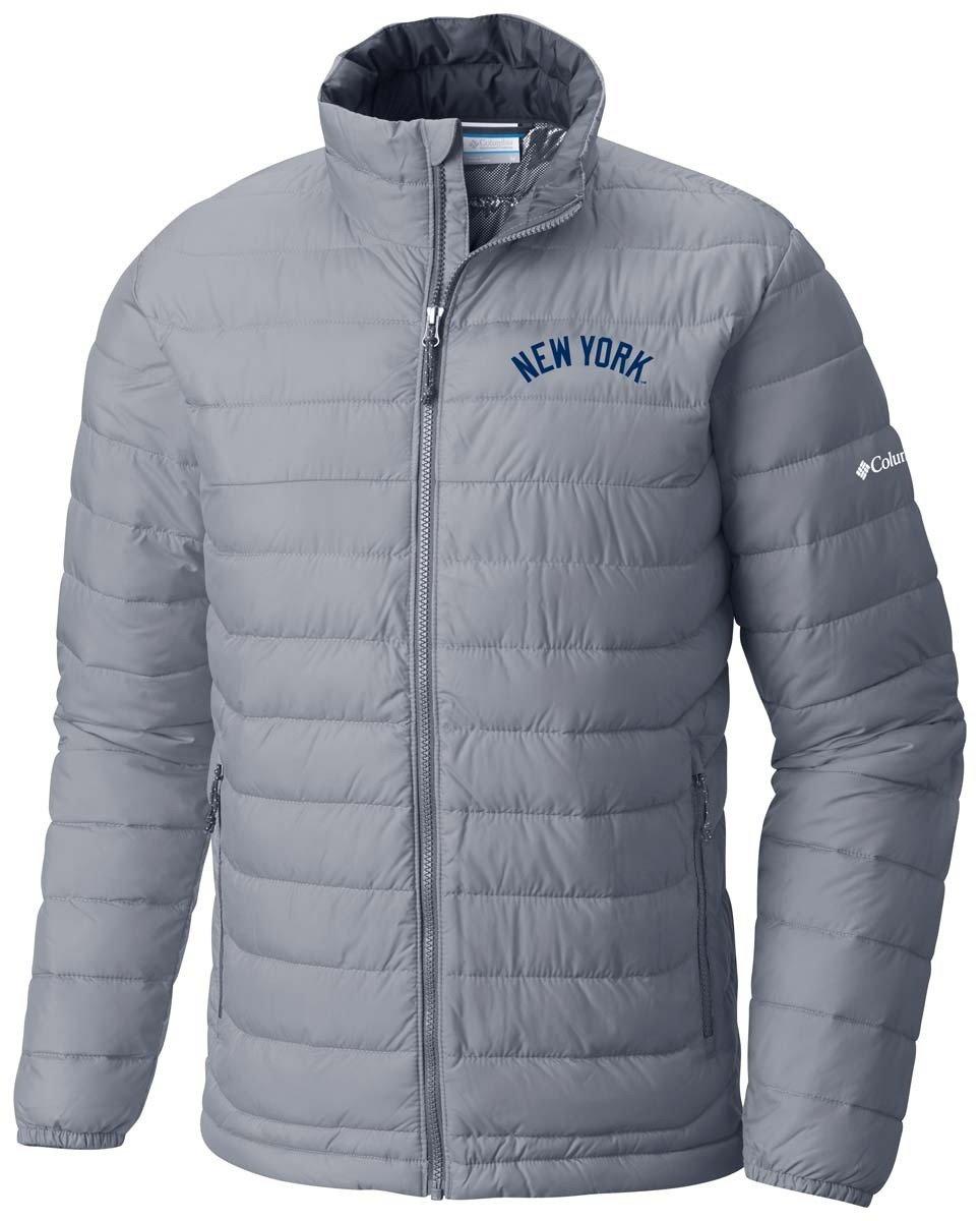 Columbia New York Yankees Powder Lite Omni-Heat Reflective Full-Zip Jacket