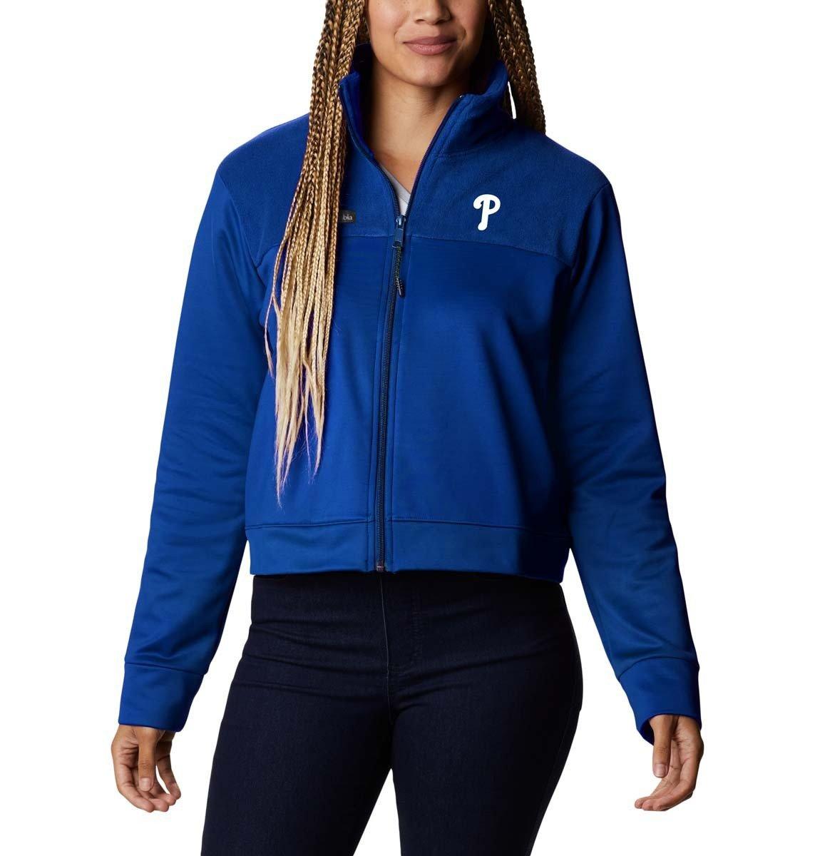 Columbia Women's Philadelphia Phillies Columbia River Fleece Full Zip Decorated Jacket