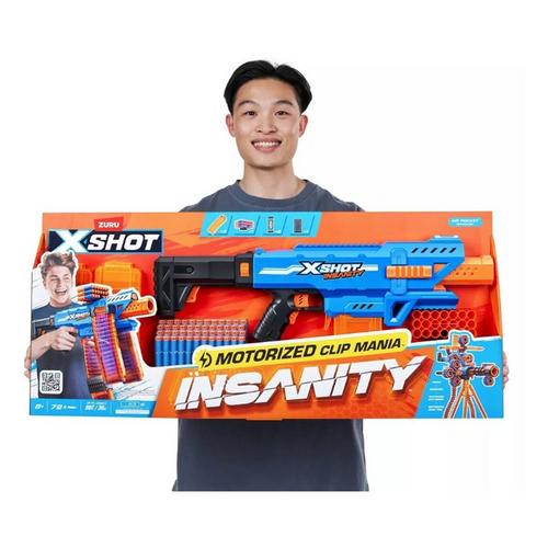 Zuru X-Shot Insanity Motorized Clip Mania Dart Blaster - Primary Image