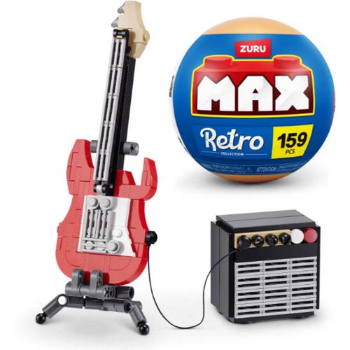 Max Build More Max Premium Retro S2 Collection Guitar and Amp Building Set - Primary Image