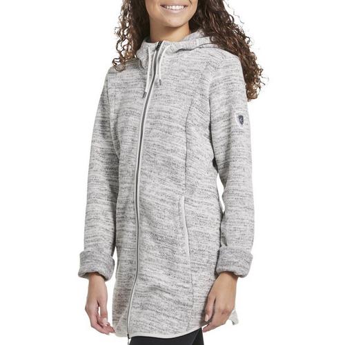Women's Kuhl Ascendyr Long Hooded Fleece Jacket - Primary Image