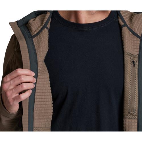 Men's Kuhl Skramblr Grid Hooded Fleece Jacket - Primary Image