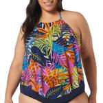 Women's Coco Reef Aura Mesh Ruffle Underwire Swim Tankini - Thumbnail 3 of 4