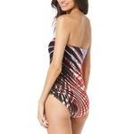 Women's Vince Camuto Bandeau One Piece Swimsuit - Thumbnail 2 of 3
