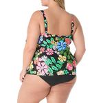 Women's Beach House Plus Size Jane Ruffle Swim Tankini - Thumbnail 2 of 2