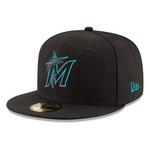 New Era Miami Marlins On Field 59Fifty Fitted Hat - Thumbnail 1 of 10