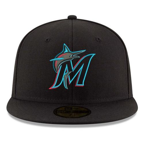 New Era Miami Marlins On Field 59Fifty Fitted Hat - Primary Image