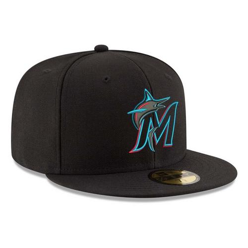 New Era Miami Marlins On Field 59Fifty Fitted Hat - Primary Image
