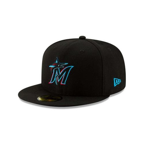 New Era Miami Marlins On Field 59Fifty Fitted Hat - Primary Image