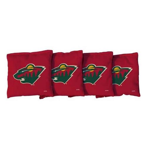 Victory Tailgate Red Minnesota Wild Cornhole Bags 4 Pack - Primary Image