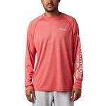 Men's Columbia PFG Terminal Tackle Heather Long Sleeve T-Shirt - Thumbnail 1 of 5