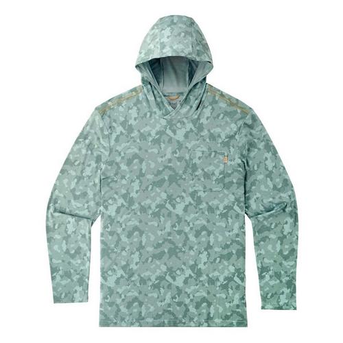 Men's Marsh Wear Buxton Performance Long Sleeve Hooded T-Shirt - Primary Image