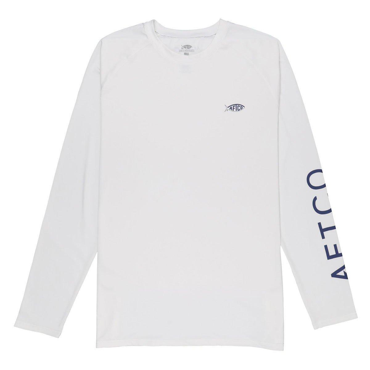 Men's Aftco Air O Mesh Long Sleeve T-Shirt - Aftco