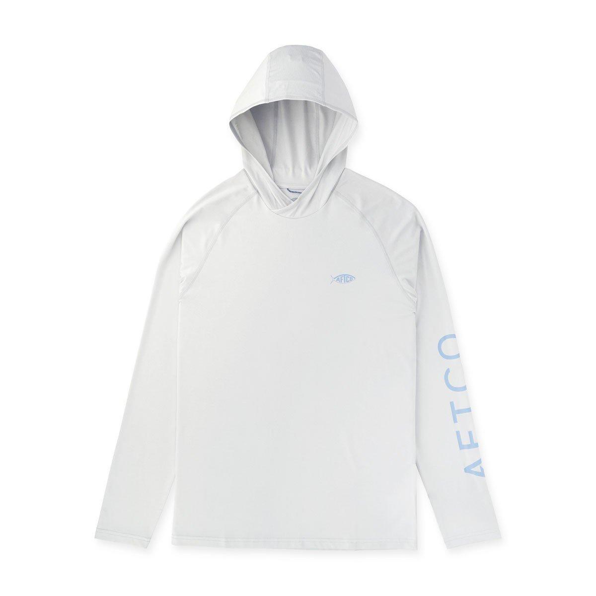 Men's Aftco Samurai Sun Protection Long Sleeve Hooded T-Shirt - Aftco