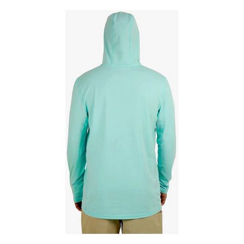 Men's Aftco Air-O Mesh Long Sleeve Hooded T-Shirt - Primary Image
