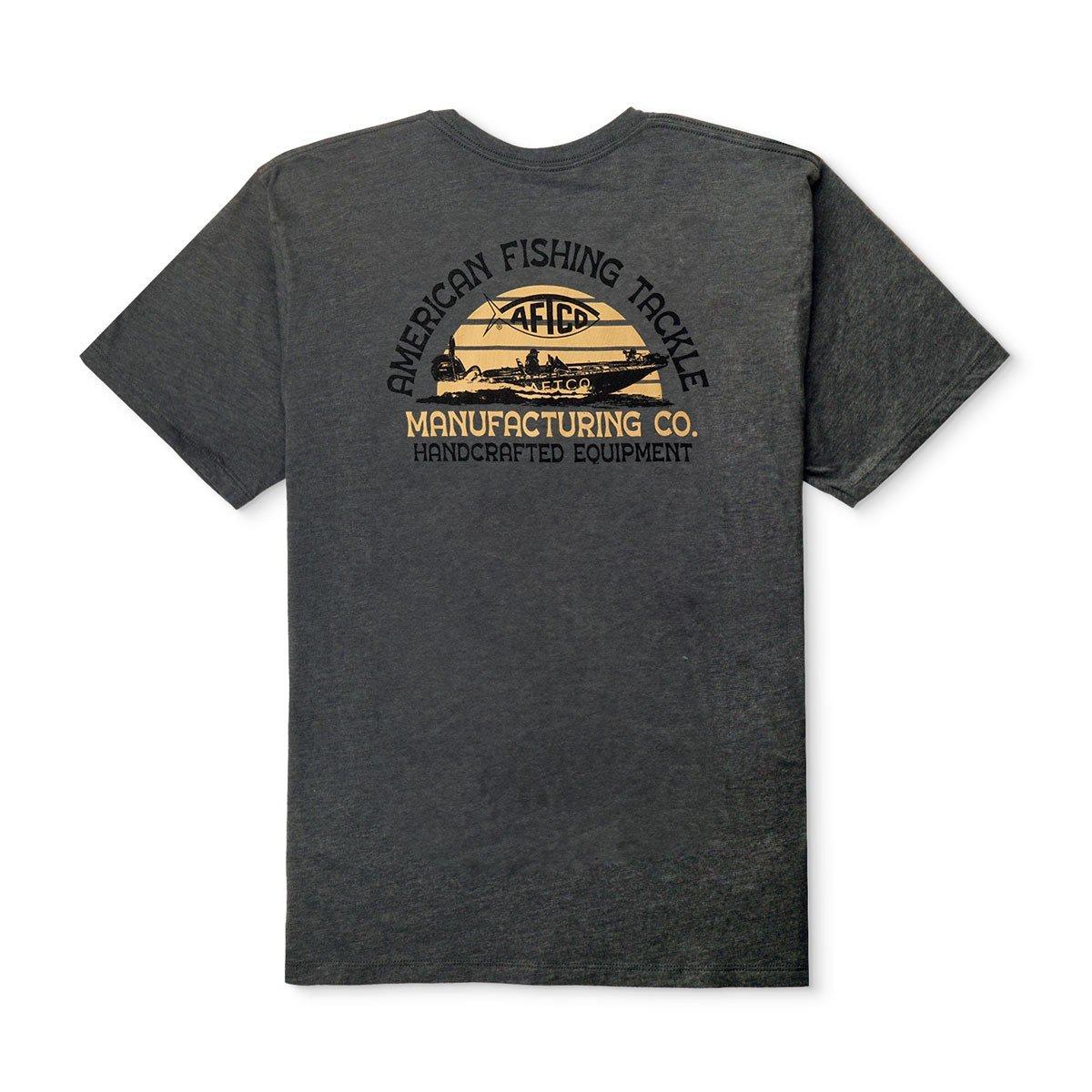 Men's Aftco American Tackle Logo Skipping T-Shirt - Aftco