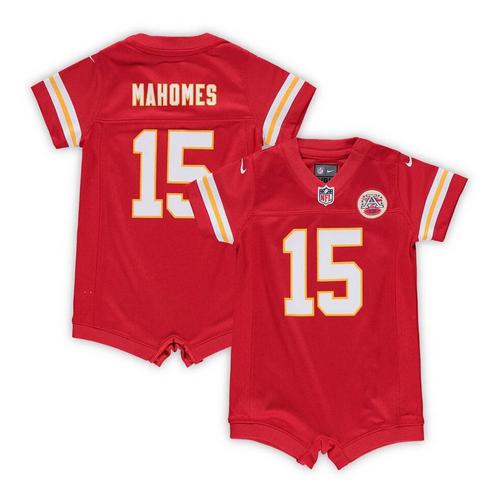 Nike Baby Kansas City Chiefs Patrick Mahomes #15 Romper Jersey - Primary Image