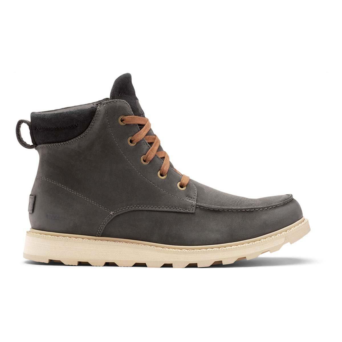 sorel men's madson ii moc toe waterproof boot tobacco Sorel Madson II Moc Toe Waterproof Boot - Men's - Coal