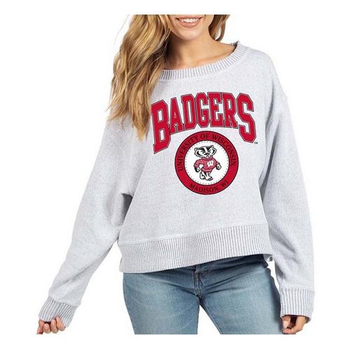 Chicka-D Women's Wisconsin Badgers Dorm Room Crew - Primary Image