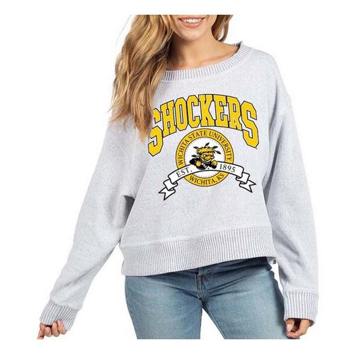 Chicka-D Women's Wichita State Shockers Dorm Room Crew - Primary Image