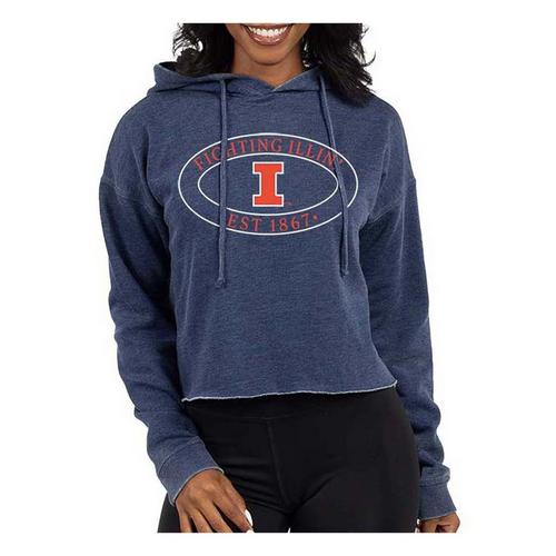 Chicka-D Women's Illinois Fighting Illini Oval Emblem Hoodie - Primary Image