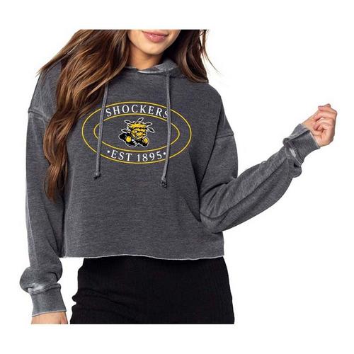 Chicka-D Women's Wichita State Shockers Oval Emblem Hoodie - Primary Image