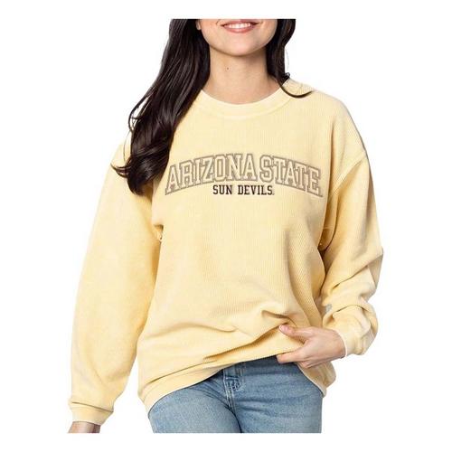 Chicka-D Women's Arizona State Sun Devils Corded Lectre Crew - Primary Image