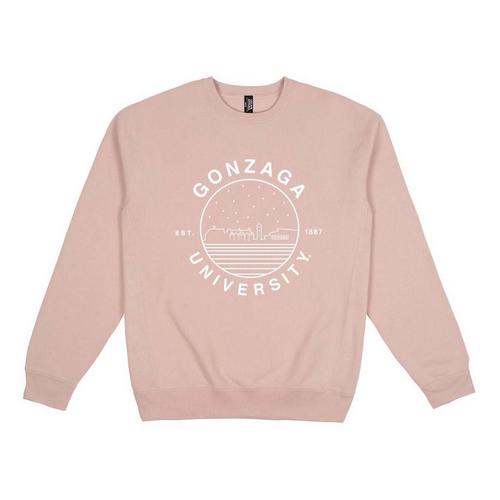 USCAPE Gonzaga Bulldogs Starry Scape Heavyweight Crew - Primary Image