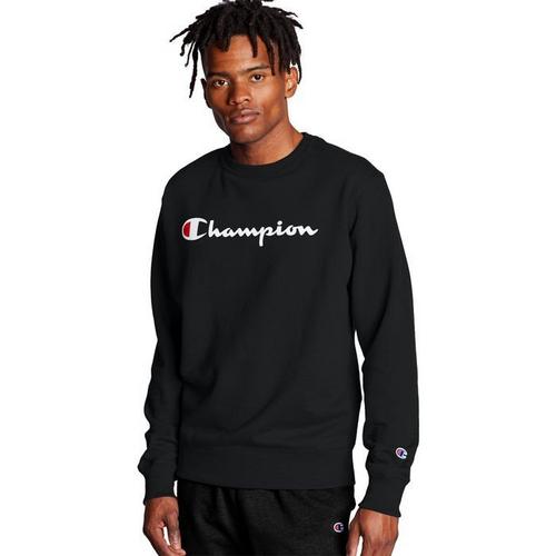 Men's Champion Powerblend Graphic Crewneck Sweatshirt - Primary Image