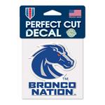 Wincraft Boise State Broncos 4"x4" Slogan Decal - Thumbnail 1 of 2