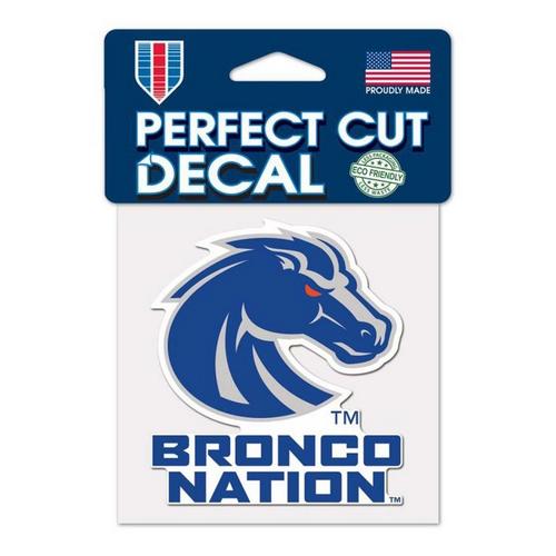 Wincraft Boise State Broncos 4"x4" Slogan Decal - Primary Image
