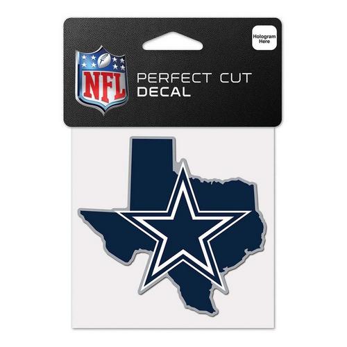 Wincraft Dallas Cowboys 4"x4" Perfect Cut Decal - Primary Image