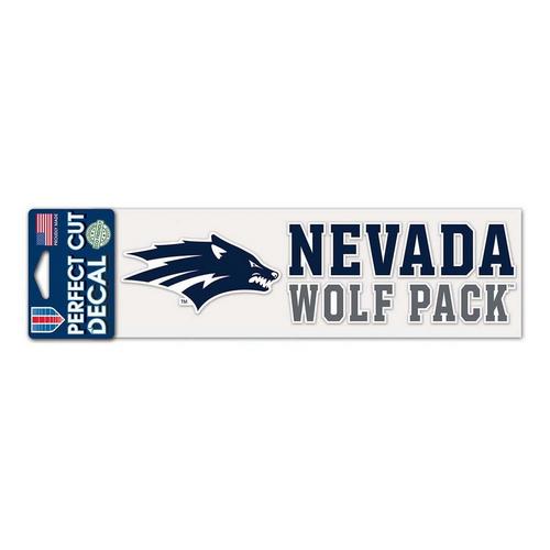 Wincraft Nevada Wolf Pack 3"x10" Perfect Cut Decal - Primary Image