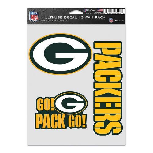 Wincraft Green Bay Packers Fan Decal - Primary Image